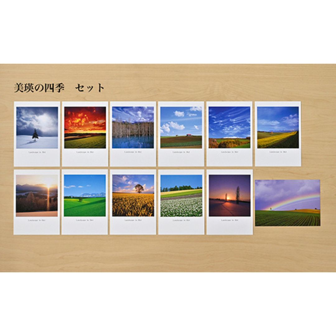 【ふるさと納税】ポストカード　北海道　北海道美瑛　北海道美瑛町　美瑛町　美瑛　写真家　阿部俊一　[006-23] 3