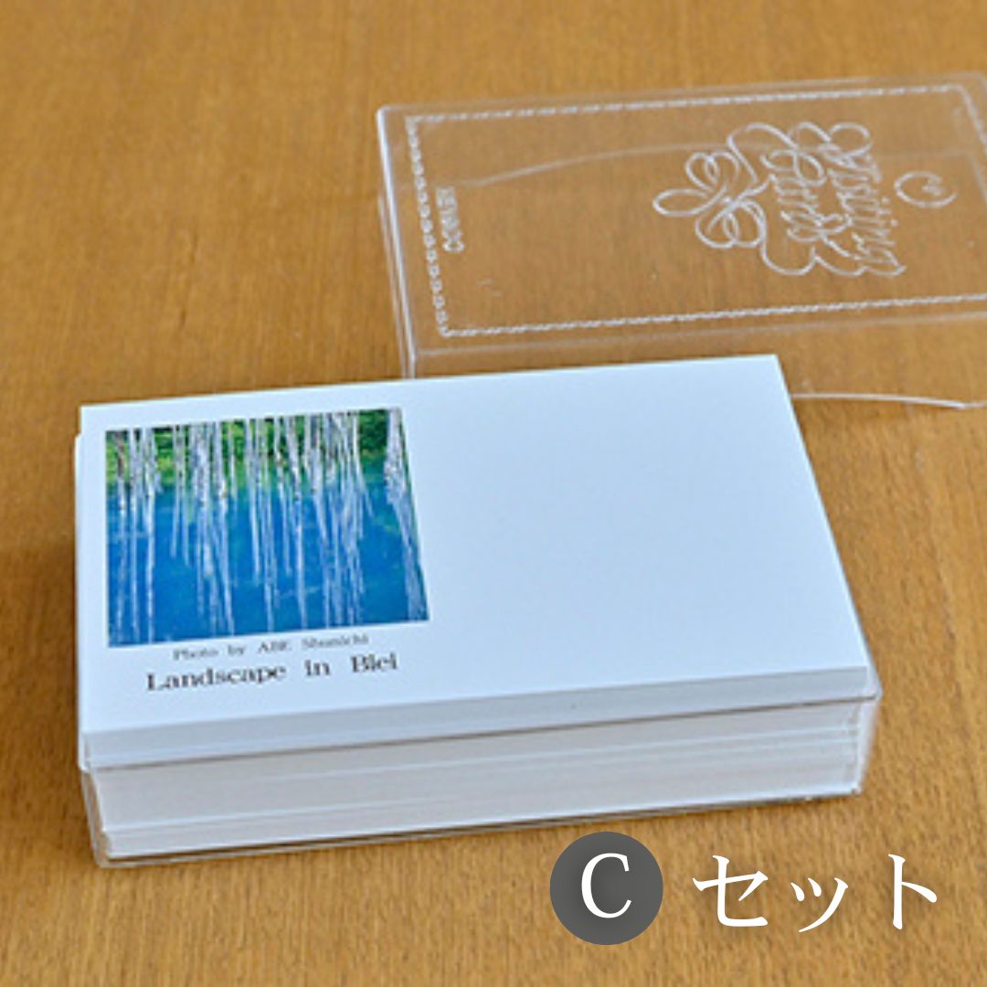 【ふるさと納税】写真家　阿部俊一　名刺台紙・メッセージカード100枚[005-05] 10