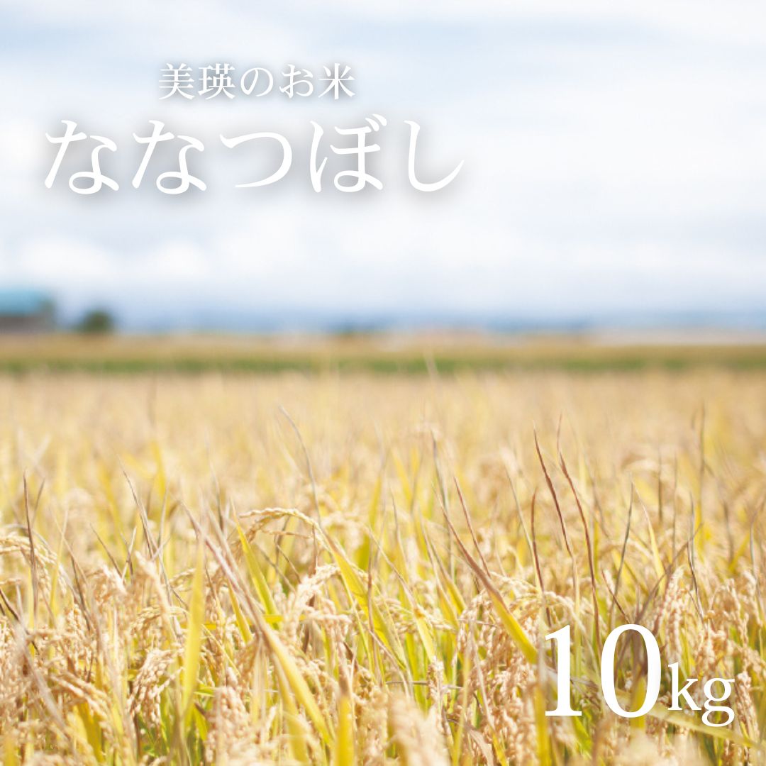【ふるさと納税】【先行予約】≪令和8年産≫新米 ななつぼし10kg 新米 令和8年 米 お米 こめ コメ 10kg ブランド米 ごはん ななつぼし 精米 白米 北海道 美瑛 美瑛町 北海道美瑛町 美景農園[030-106]