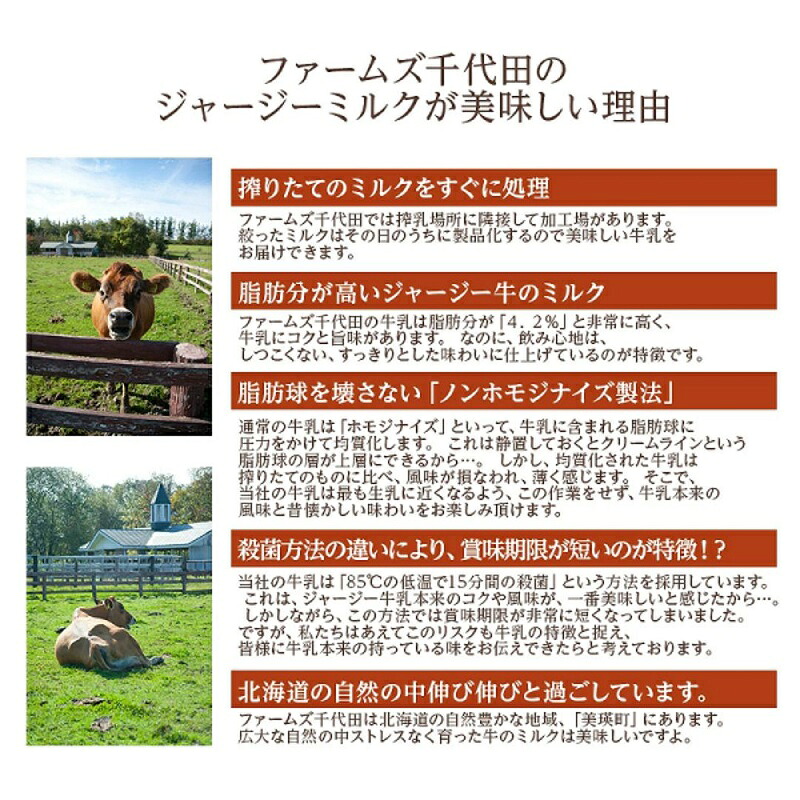 【ふるさと納税】飲むヨーグルト ジャージーミルクヨーグルト 500ml×6本 ヨーグルト ファームズ千代田 4