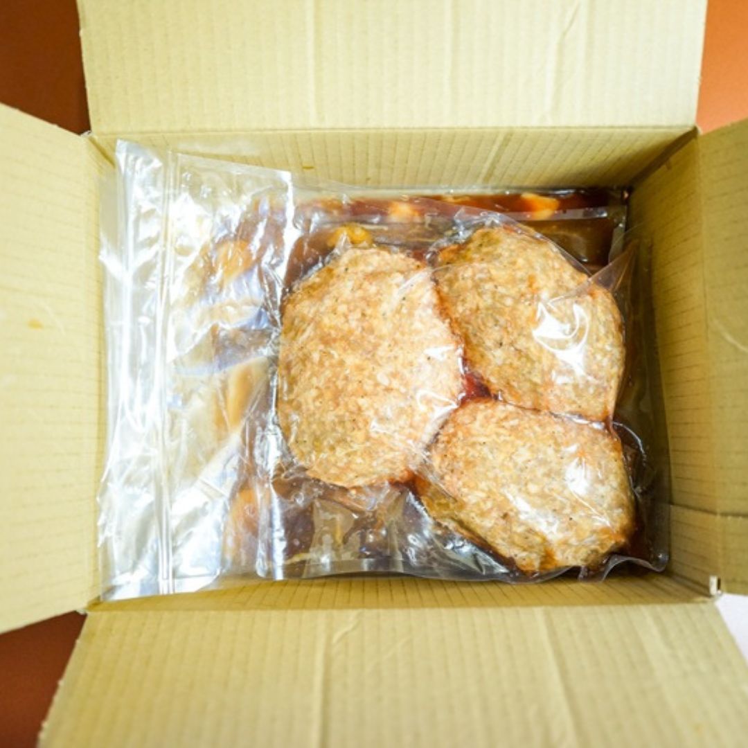 【ふるさと納税】 ハンバーグ ポークチャップ ジンギスカン 3種類食べ比べセット(各1パック・各2パック) 8