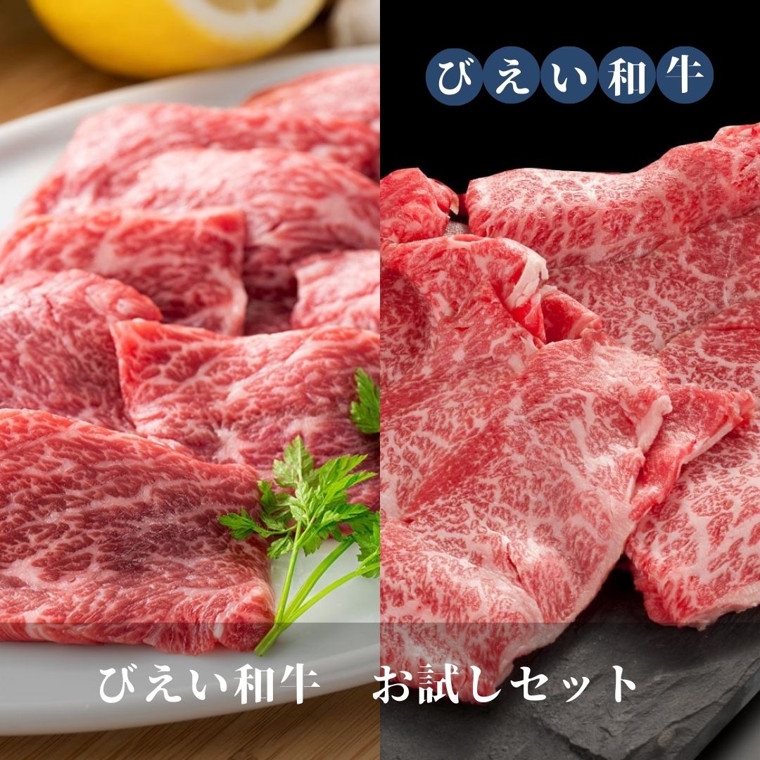 【ふるさと納税】 びえい和牛 お試しセット 北海道 和牛 美瑛 和牛  切り落とし 小分け 焼肉 肉 すき焼き 国産 北海道美瑛 北海道美瑛町 美瑛町 美瑛産　北海道産 ファームズ千代田　[031-01]