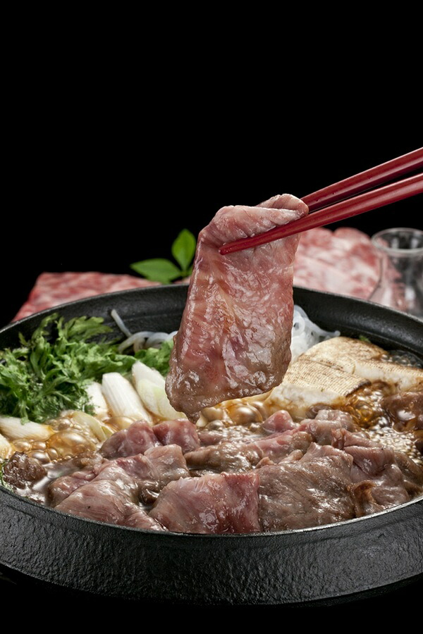 【ふるさと納税】ファームズ千代田　「びえい和牛」すき焼きギフトセット 4