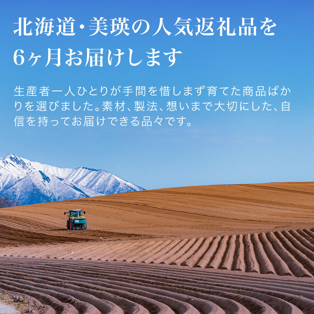 【ふるさと納税】北海道 美瑛 オールスター 定期便 6回便 2