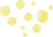 黄色い泡のイラスト